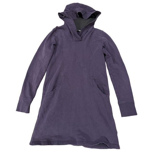 HORNY TOAD HOODED LONG‎ SWEATER SIZE XS PURPLE | E2 - Picture 1 of 7